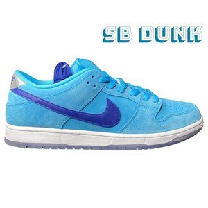 Nike SB Dunk Low Pro Blue Furry Skateboarding DS NEW size 13